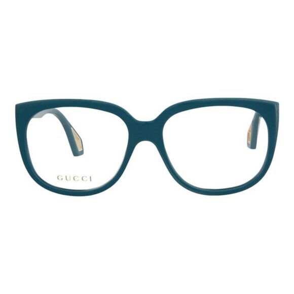 Gucci Womens Square/Rectangle Blue Blue Transparent Fashion Designer Eyewear - Picture 1 of 4